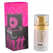 Возбуждающий гель Golden Chups с малиновым ароматом - 17 мл. - INTT - купить с доставкой в Новокуйбышевске