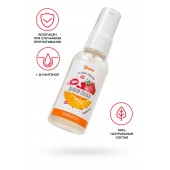 Съедобная гель-смазка Yovee «Двойной соблазн» с Д-пантенолом и вкусом клубники и дыни - 50 мл. - ToyFa - купить с доставкой в Новокуйбышевске