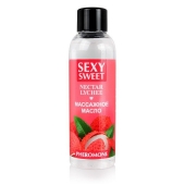 Массажное масло Sexy Sweet Nectar Lychee с феромонами и ароматом личи - 75 мл. - Биоритм - купить с доставкой в Новокуйбышевске