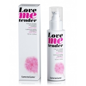 Съедобное согревающее массажное масло Love Me Tender Cotton Candy с ароматом сладкой ваты - 100 мл. - Love to Love - купить с доставкой в Новокуйбышевске