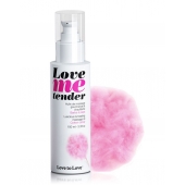 Съедобное согревающее массажное масло Love Me Tender Cotton Candy с ароматом сладкой ваты - 100 мл. - Love to Love - купить с доставкой в Новокуйбышевске