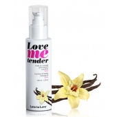 Съедобное согревающее массажное масло Love Me Tender Vanilla с ароматом ванили - 100 мл. - Love to Love - купить с доставкой в Новокуйбышевске