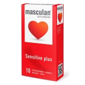 Презервативы Masculan Sensitive plus - 10 шт. - Masculan - купить с доставкой в Новокуйбышевске