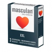 Презервативы увеличенного размера Masculan XXL - 3 шт. - Masculan - купить с доставкой в Новокуйбышевске