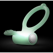 Светящееся в темноте эрекционное виброкольцо Power Clit - Dorcel - в Новокуйбышевске купить с доставкой