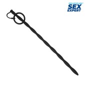 Черный стимулятор уретры Sex Expert - Sex Expert - купить с доставкой в Новокуйбышевске