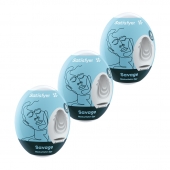 Набор из 3 мастурбаторов-яиц Satisfyer Savage - Satisfyer - в Новокуйбышевске купить с доставкой