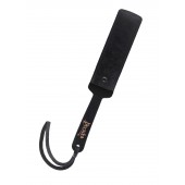 Черный кожаный пэддл - 37 см. - Pecado - купить с доставкой в Новокуйбышевске