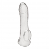 Прозрачная насадка на пенис Transparent Penis Enhancing Sleeve Extension - 15,9 см. - BlueLine - в Новокуйбышевске купить с доставкой