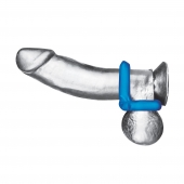 Комплект из 2 эрекционных колец-восьмерок 2-Pack Duo Cock And Ball Stamina Enhancement Ring - BlueLine - в Новокуйбышевске купить с доставкой