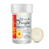 Интимный гель Esferas do Dragao Hot Ball с охлаждающе-разогревающим эффектом (2 шарика по 3 гр.) - HotFlowers - купить с доставкой в Новокуйбышевске
