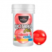 Лубрикант на масляной основе Hot Ball Plus с охлаждающе-разогревающим эффектом (2 шарика по 3 гр.) - HotFlowers - купить с доставкой в Новокуйбышевске