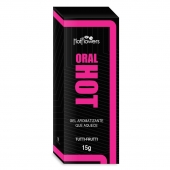 Гель для оральных ласк Oral Hot с согревающим эффектом - 15 гр. - HotFlowers - купить с доставкой в Новокуйбышевске