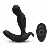 Черный анальный стимулятор с вращением и вибрацией 360 Plug - 13 см. - b-Vibe - в Новокуйбышевске купить с доставкой