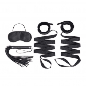 Эротический набор 4PC Bondage Bed Strap   Flogger Kit - Lux Fetish - купить с доставкой в Новокуйбышевске