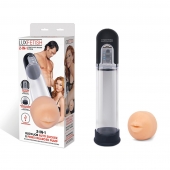 Автоматическая вакуумная помпа-мастурбатор Blowjob Auto Sucker Penis Enlarger Pump - Lux Fetish - в Новокуйбышевске купить с доставкой
