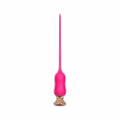 Розовый тонкий стимулятор Nipple Vibrator - 23 см. - I-MOON - купить с доставкой в Новокуйбышевске