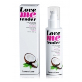 Съедобное согревающее массажное масло Love Me Tender Cocos с ароматом кокоса - 100 мл. - Love to Love - купить с доставкой в Новокуйбышевске