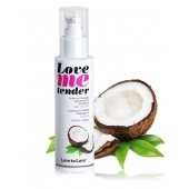 Съедобное согревающее массажное масло Love Me Tender Cocos с ароматом кокоса - 100 мл. - Love to Love - купить с доставкой в Новокуйбышевске