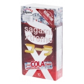 Ароматизированные презервативы Sagami Xtreme COLA - 10 шт. - Sagami - купить с доставкой в Новокуйбышевске