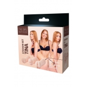 Набор из 3 мастурбаторов The Girl Next Door Tina - Dream Toys - в Новокуйбышевске купить с доставкой