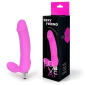 Розовый безремневой страпон Sexy Friend - 1137 - купить с доставкой в Новокуйбышевске