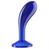 Синяя анальная втулка Flawless Clear Prostate Plug 6.0 - 15 см. - Lovetoy - в Новокуйбышевске купить с доставкой
