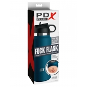 Мастурбатор-вагина в синей колбе F*ck Flask - Pipedream - в Новокуйбышевске купить с доставкой