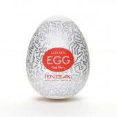 Мастурбатор-яйцо Keith Haring EGG PARTY - Tenga - в Новокуйбышевске купить с доставкой