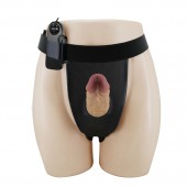 Полый вибрострапон на регулируемых трусиках Draven - 17,5 см. - Baile - купить с доставкой в Новокуйбышевске