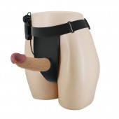 Полый вибрострапон на регулируемых трусиках Draven - 17,5 см. - Baile - купить с доставкой в Новокуйбышевске