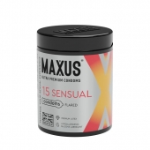 Анатомические презервативы MAXUS Sensual - 15 шт. - Maxus - купить с доставкой в Новокуйбышевске
