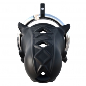Черный замок верности Extreme Silicone Cock Blocker - Pipedream - купить с доставкой в Новокуйбышевске