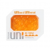 Оранжевый мастурбатор-стимулятор Tenga Uni Topaz - Tenga - в Новокуйбышевске купить с доставкой