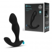Черный утяжеленный анальный стимулятор Rocker Plug - 12 см. - b-Vibe - в Новокуйбышевске купить с доставкой