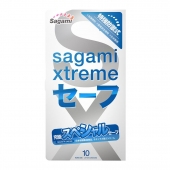 Презервативы Sagami Xtreme Ultrasafe с двойным количеством смазки - 10 шт. - Sagami - купить с доставкой в Новокуйбышевске
