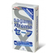 Презервативы Sagami Xtreme Ultrasafe с двойным количеством смазки - 10 шт. - Sagami - купить с доставкой в Новокуйбышевске