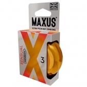 Презервативы анатомической формы Maxus Sensual - 3 шт. - Maxus - купить с доставкой в Новокуйбышевске