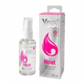 Возбуждающая силиконовая вагинальная смазка Yes Heat - 50 мл. - Sitabella - купить с доставкой в Новокуйбышевске