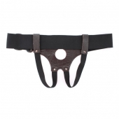Трусики для страпона коричневого цвета - БДСМ Арсенал - купить с доставкой в Новокуйбышевске