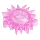 Розовое эрекционное кольцо - Toyfa Basic - в Новокуйбышевске купить с доставкой