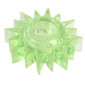 Зеленое эрекционное кольцо-солнце - Toyfa Basic - в Новокуйбышевске купить с доставкой