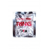 Прозрачное эрекционное кольцо с вибратором  и подхватом - Toyfa Basic - в Новокуйбышевске купить с доставкой