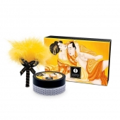 Массажная пудра с ароматом манго Luscious Mango - Shunga - купить с доставкой в Новокуйбышевске