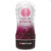Прозрачный текстурированный мастурбатор Vacuum Cup Masturbator Black Hole - Baile - в Новокуйбышевске купить с доставкой