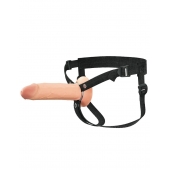 Полый страпон на ремнях 8’’ Hollow Silicone Strap-on - Pipedream - купить с доставкой в Новокуйбышевске