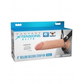Полый страпон на ремнях 6’’ Hollow Silicone Strap-on - Pipedream - купить с доставкой в Новокуйбышевске