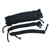 Чёрные хлопковые верёвки для бондажа - Orion - купить с доставкой в Новокуйбышевске