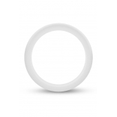 Белое люминесцентное эрекционное кольцо Silicone Glo Cock Ring - Blush Novelties - в Новокуйбышевске купить с доставкой