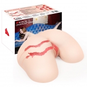 Мастурбатор-полуторс с двойным слоем материала Vanilla Onahole - KOKOS - в Новокуйбышевске купить с доставкой